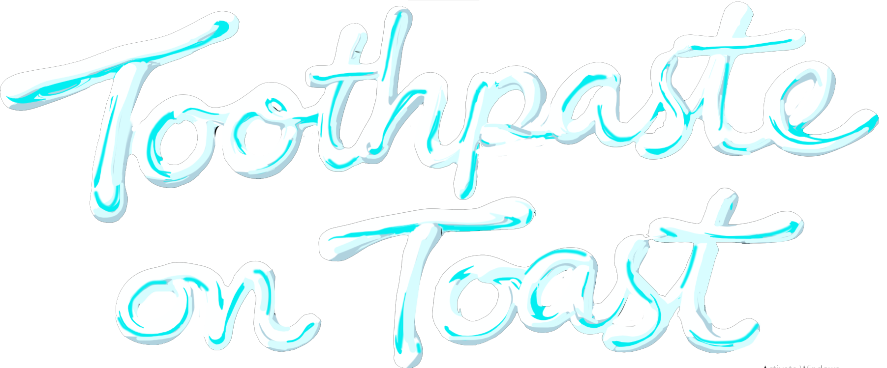 Toothpaste on Toast